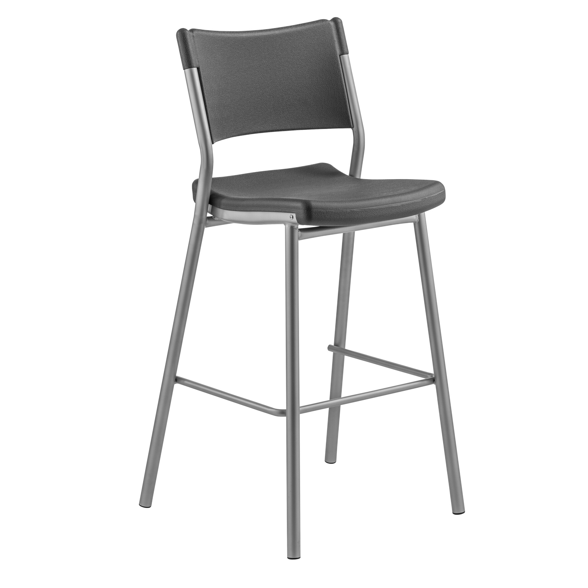 National Public Seating, Cafe Time Stool, Primary Color Charcoal, Included (qty.) 1, Model# CTS30